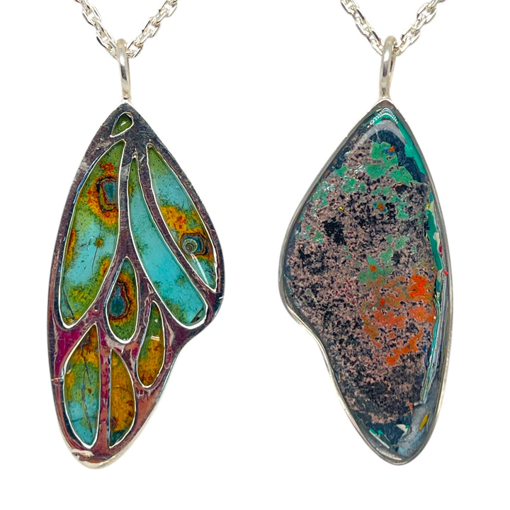 Vivian Butterfly Necklace | Silver