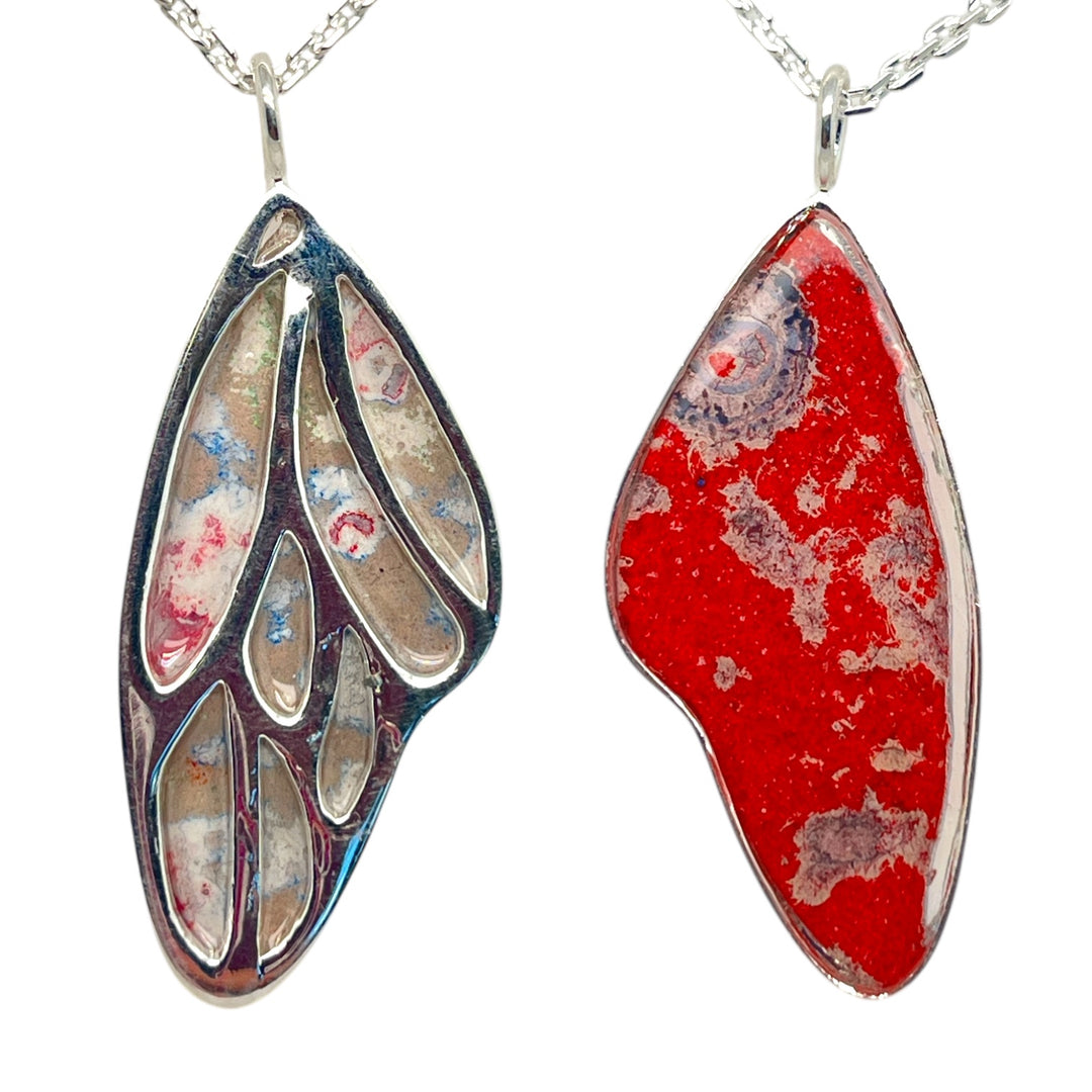 Vivian Butterfly Necklace | Silver