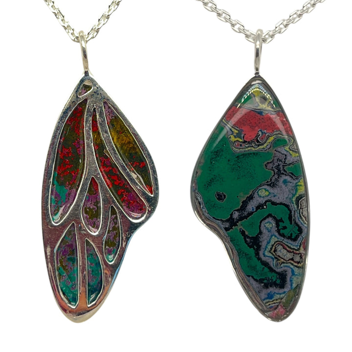 Vivian Butterfly Necklace | Silver