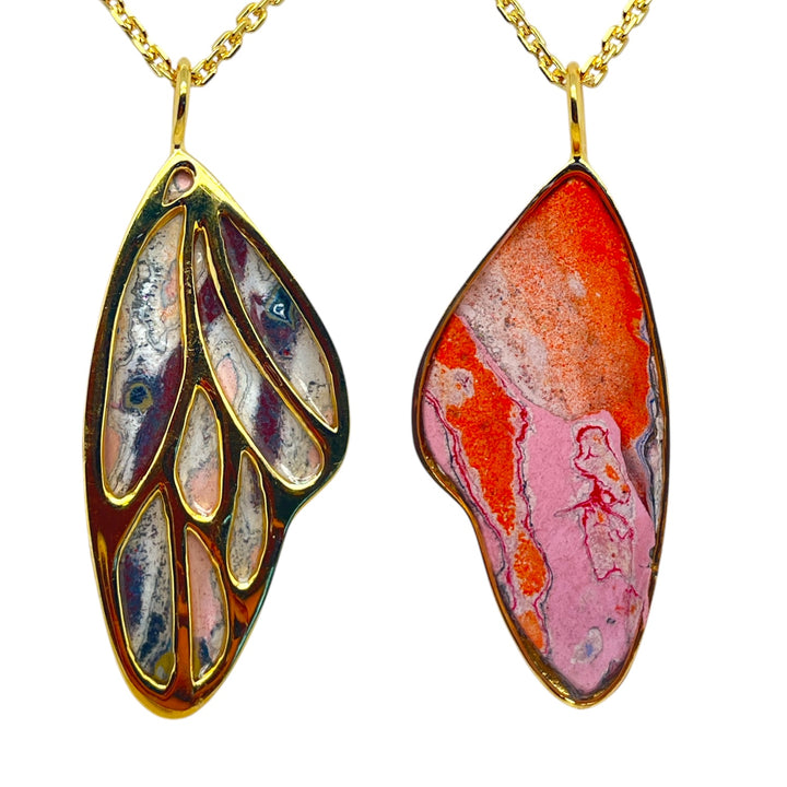 Vivian Butterfly Necklace | Gold