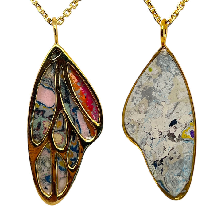 Vivian Butterfly Necklace | Gold