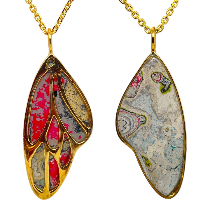 Vivian Butterfly Necklace | Gold