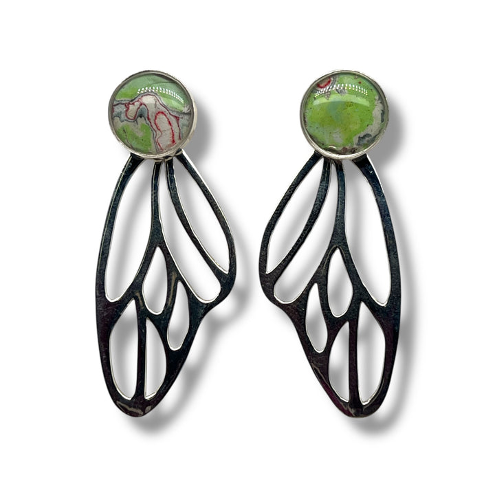 Callie Butterfly Earrings | Silver