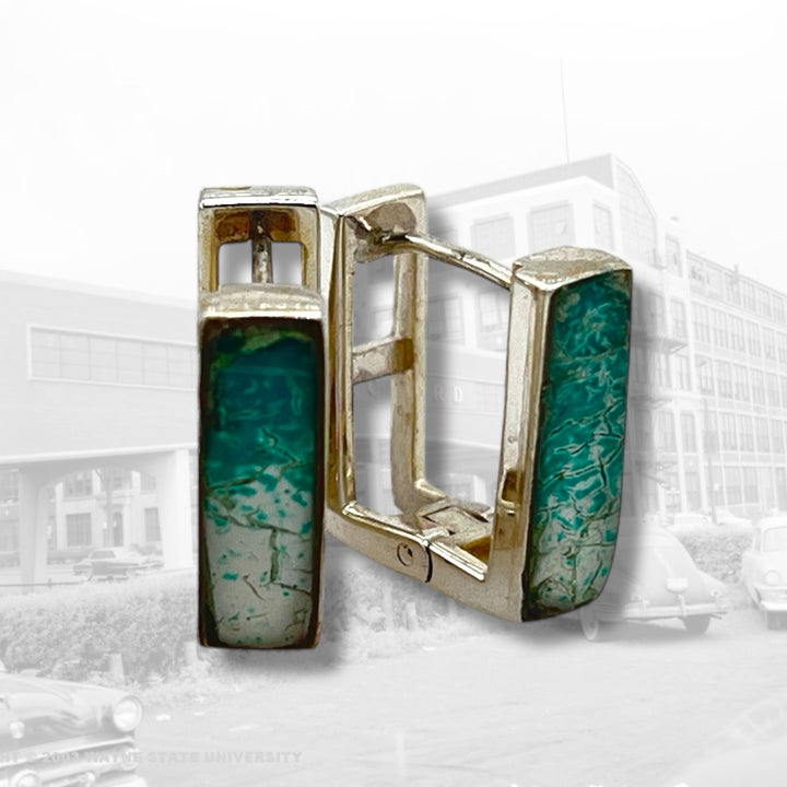 Beatrice Huggie Earrings | Silver