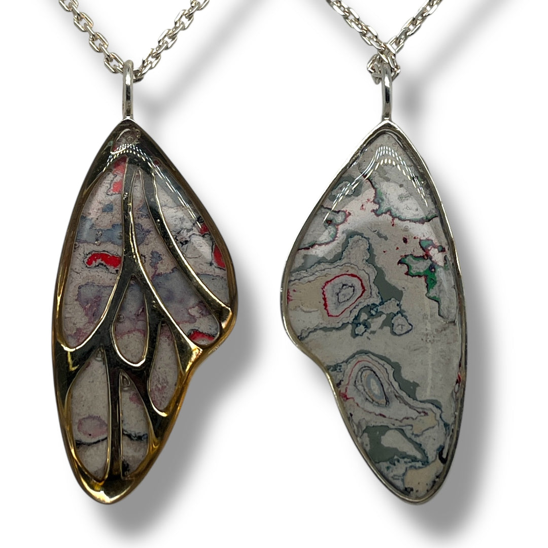 Vivian Butterfly Necklace | Silver