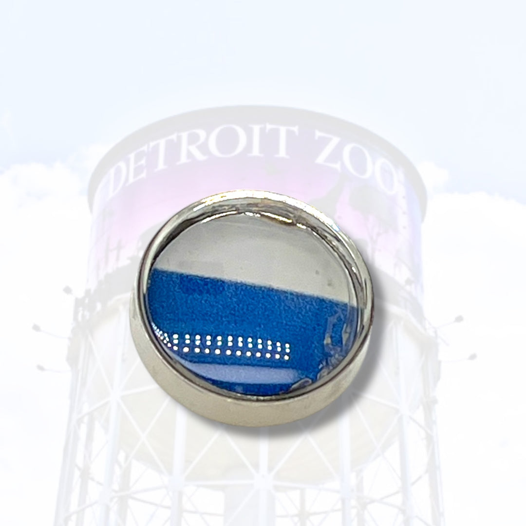 Detroit Zoo Latonia Pin | Stainless Steel