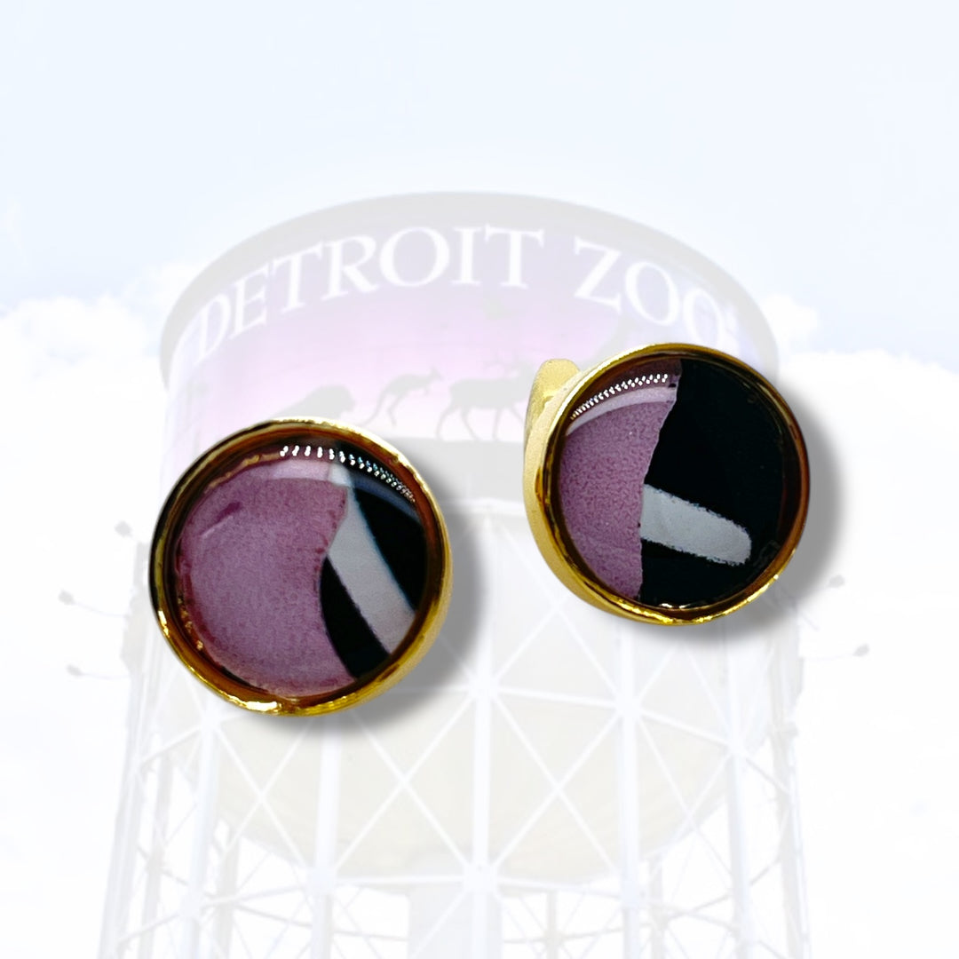 Detroit Zoo Greg Cuff Links | Gold