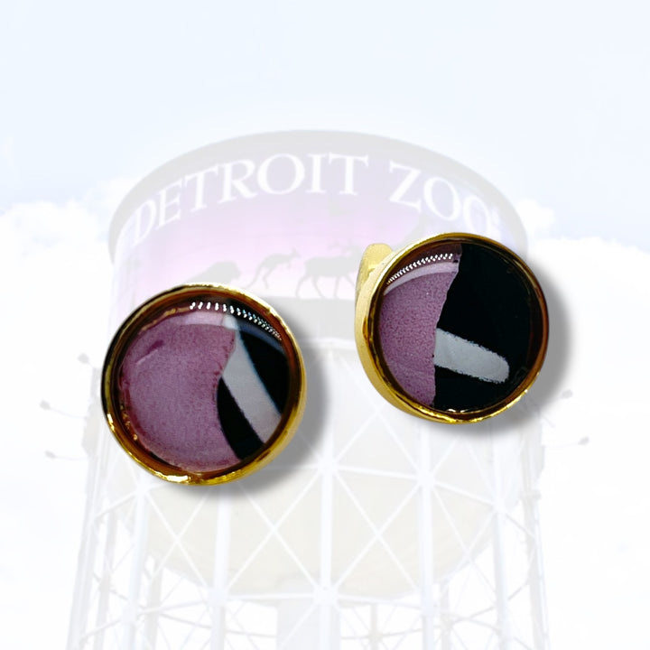 Detroit Zoo Greg Cuff Links | Gold