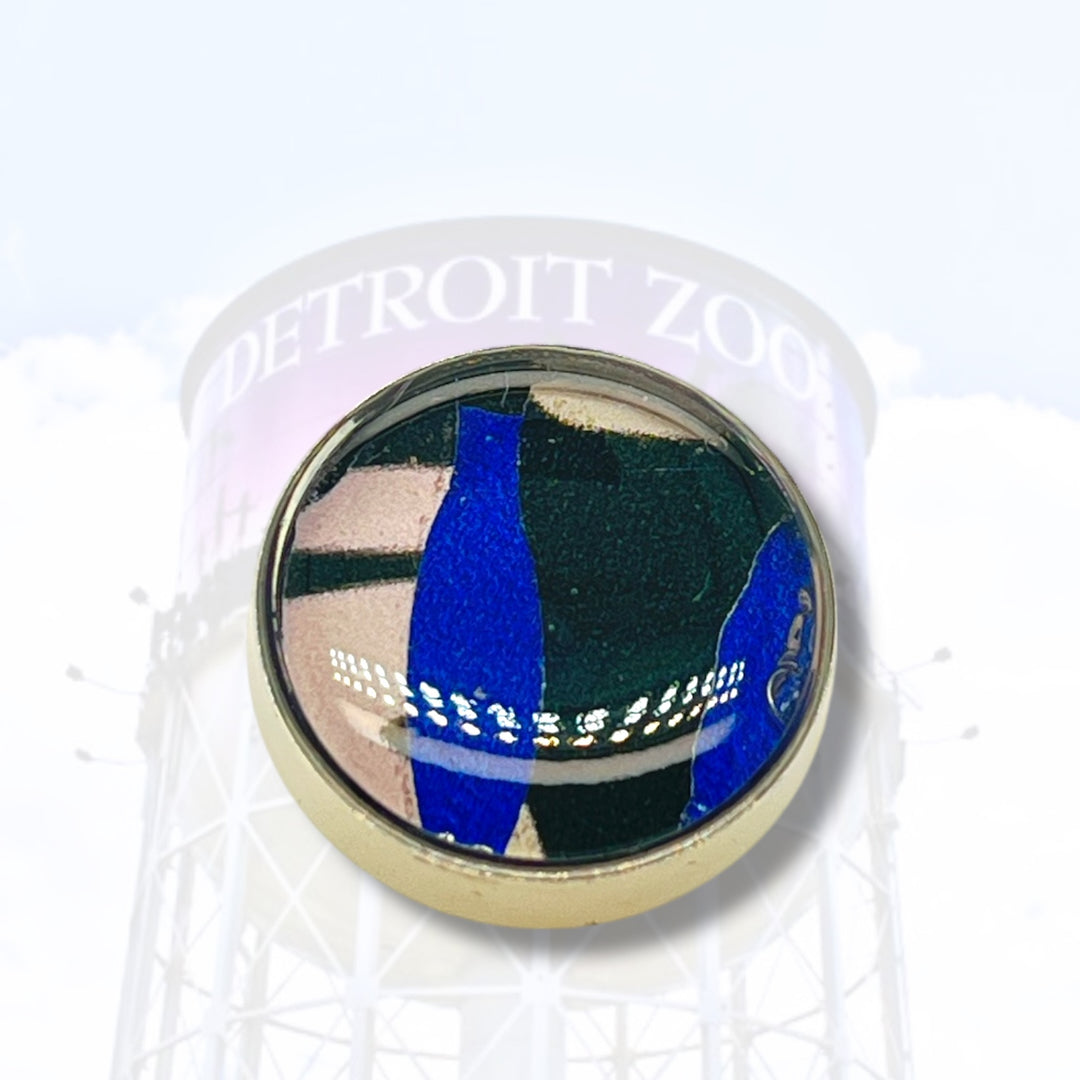 Detroit Zoo Latonia Pin | Stainless Steel