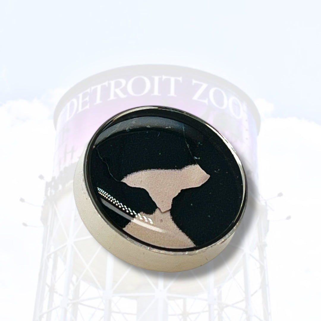 Detroit Zoo Latonia Pin | Stainless Steel
