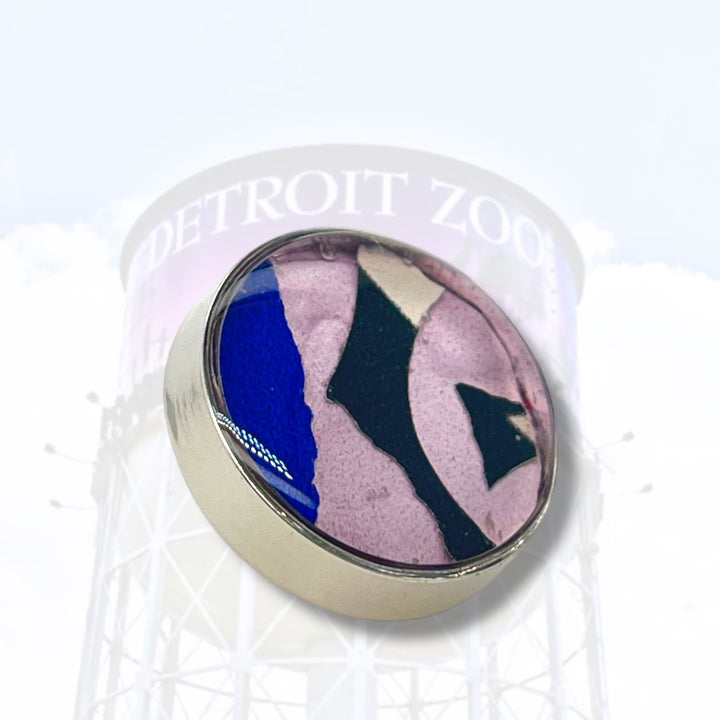 Detroit Zoo Latonia Pin | Stainless Steel