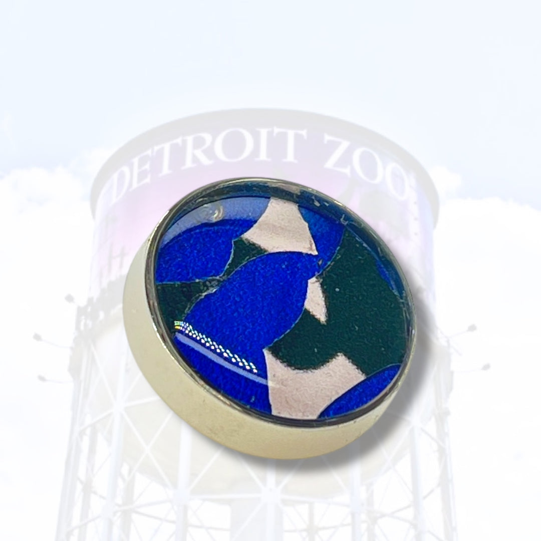 Detroit Zoo Latonia Pin | Stainless Steel