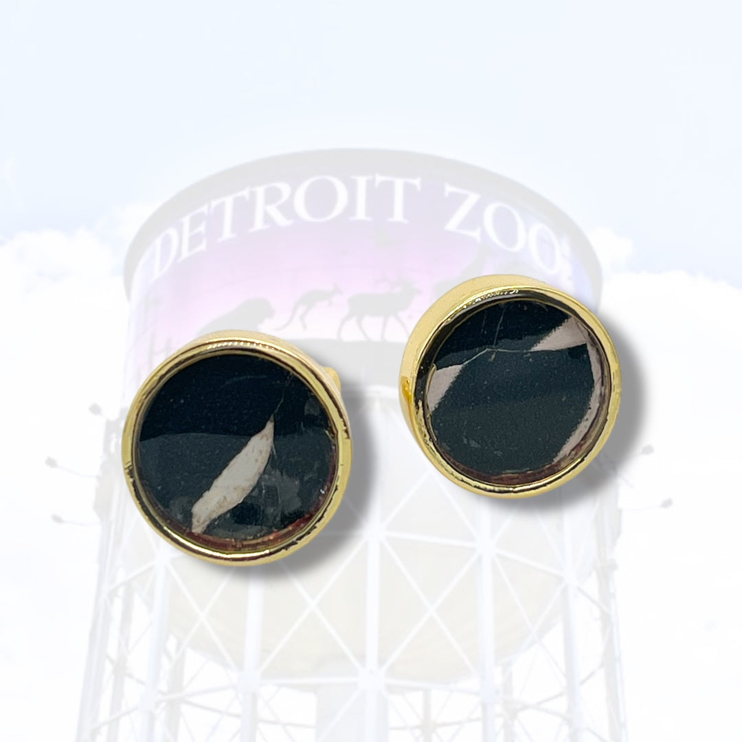 Detroit Zoo Greg Cuff Links | Gold