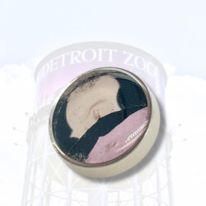 Detroit Zoo Latonia Pin | Stainless Steel