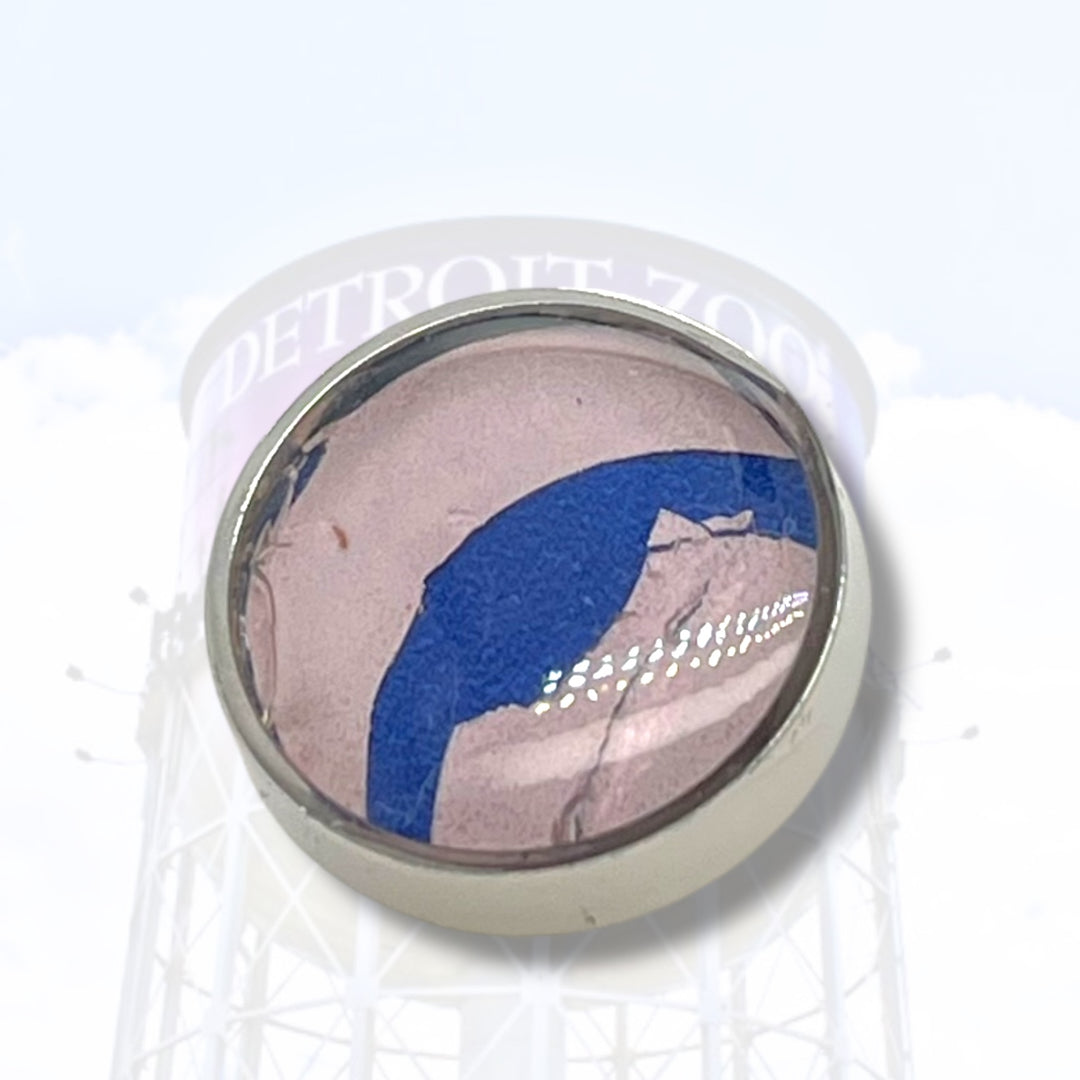 Detroit Zoo Latonia Pin | Stainless Steel