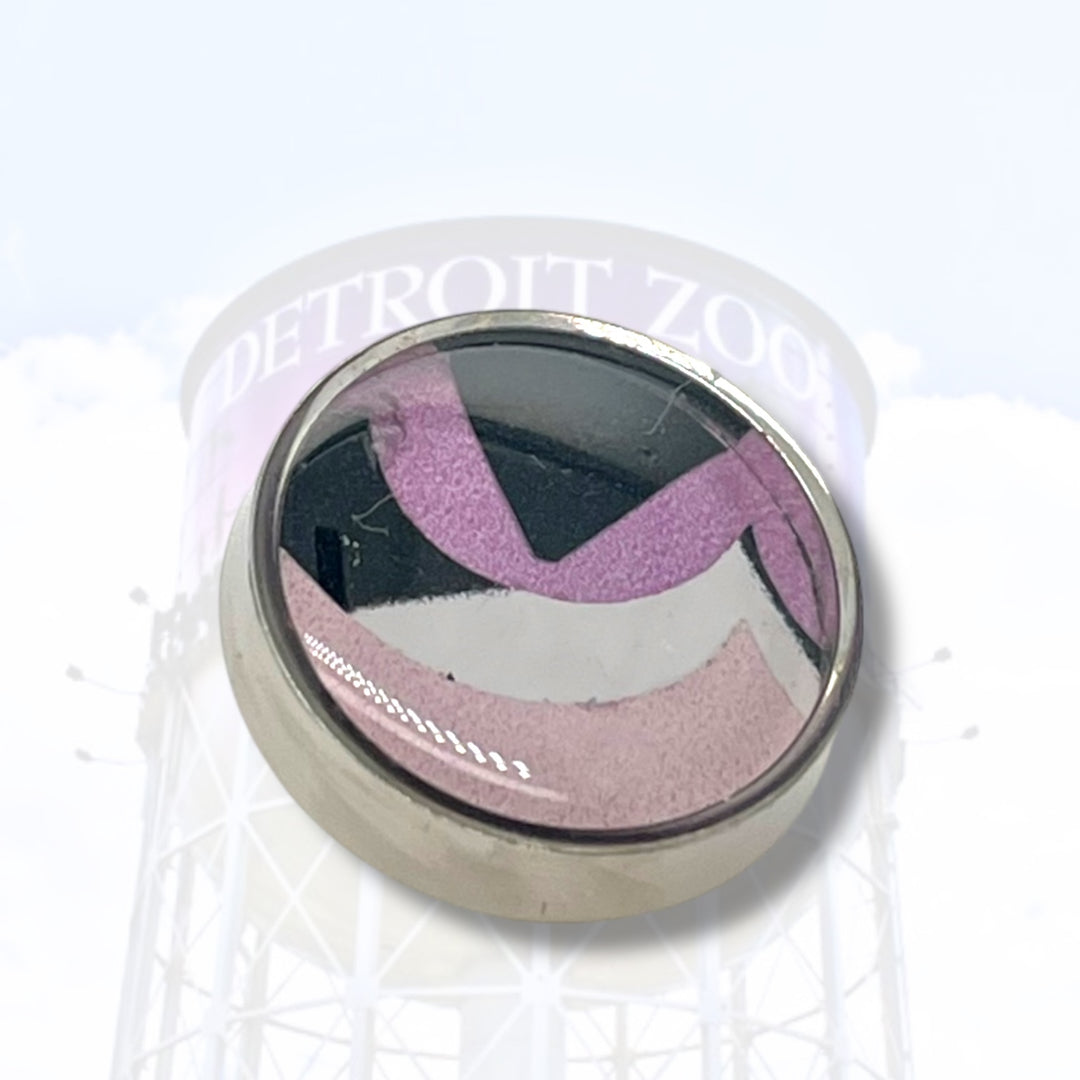 Detroit Zoo Latonia Pin | Stainless Steel