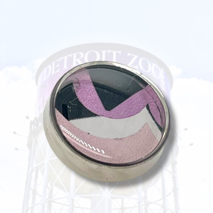 Detroit Zoo Latonia Pin | Stainless Steel
