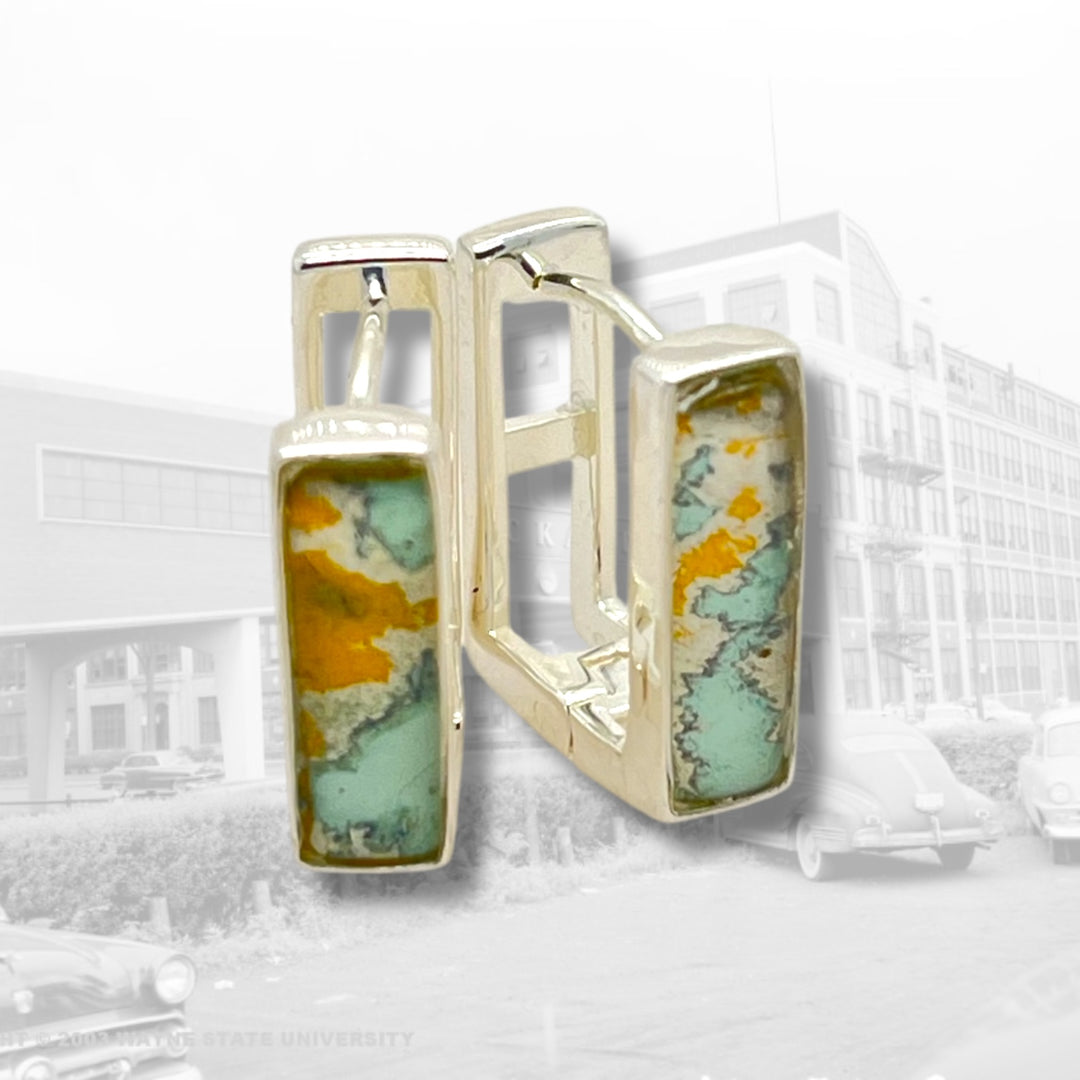 Beatrice Huggie Earrings | Silver