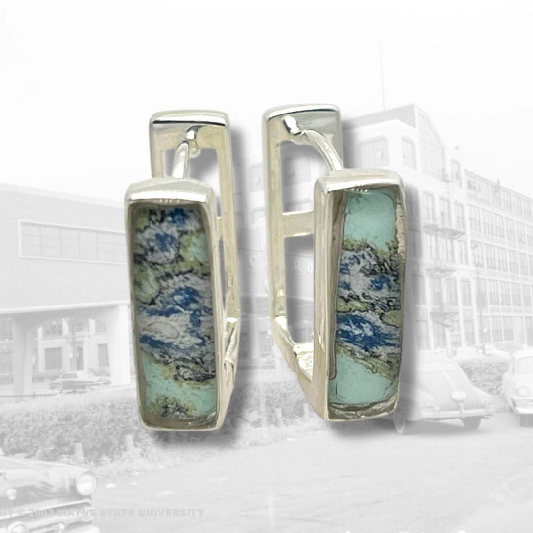 Beatrice Huggie Earrings | Silver