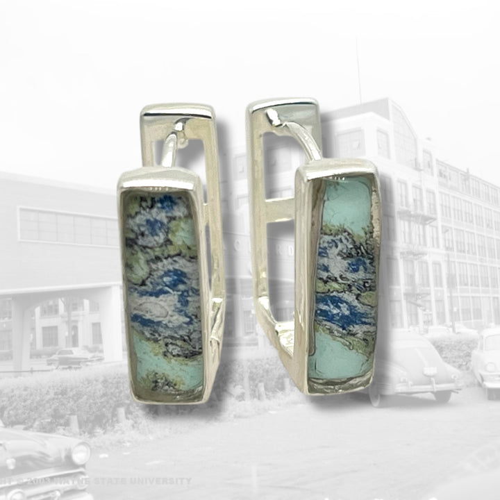 Beatrice Huggie Earrings | Silver