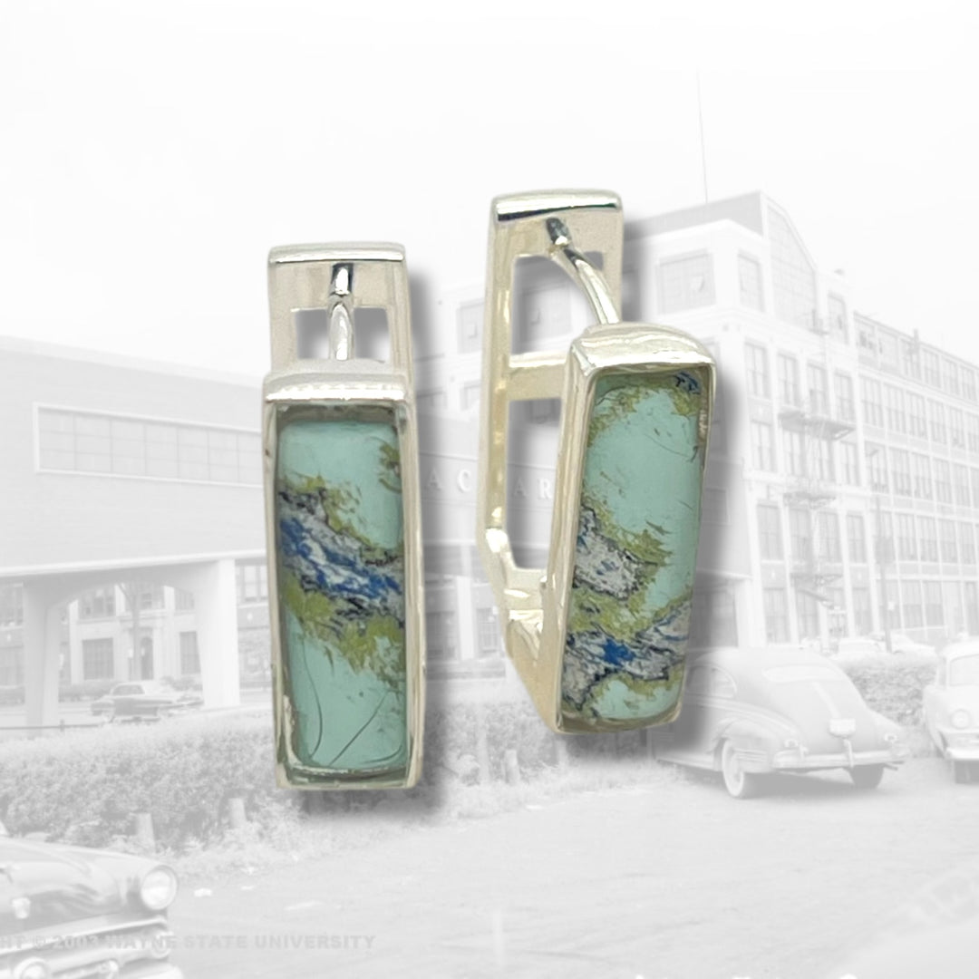 Beatrice Huggie Earrings | Silver