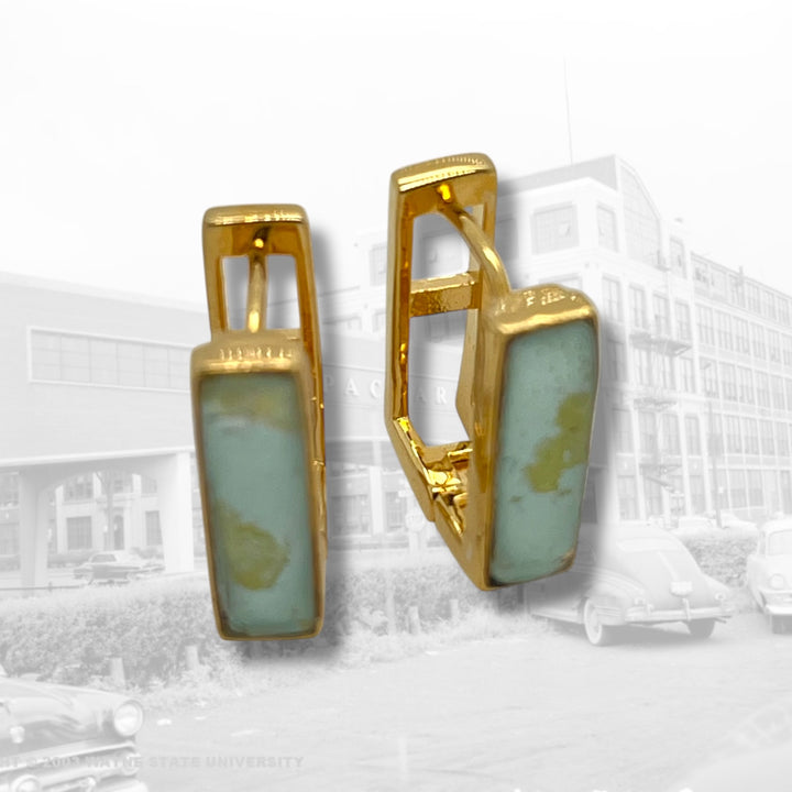 Beatrice Huggie Earrings | Gold