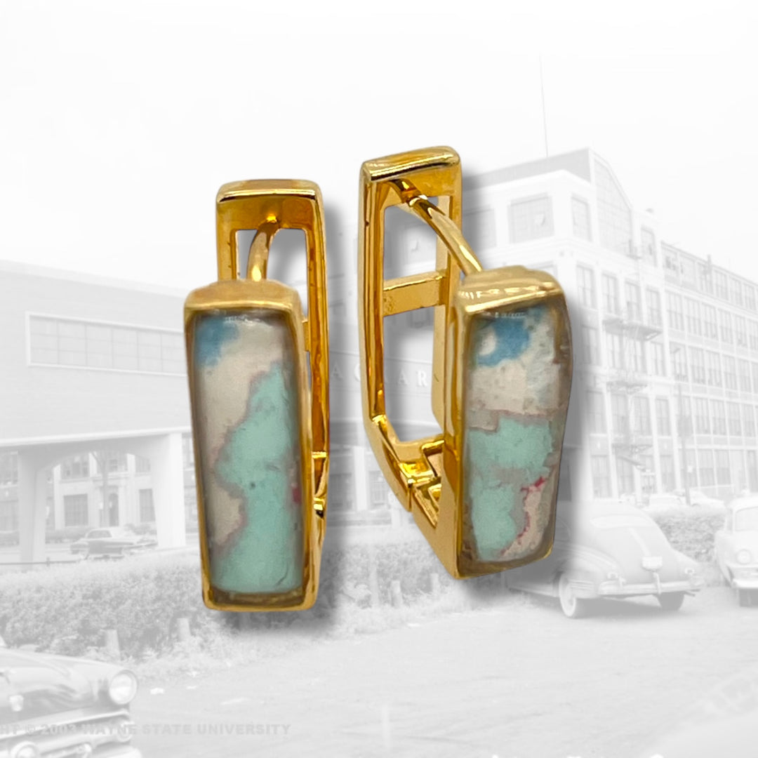 Beatrice Huggie Earrings | Gold