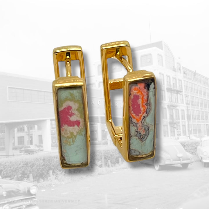 Beatrice Huggie Earrings | Gold