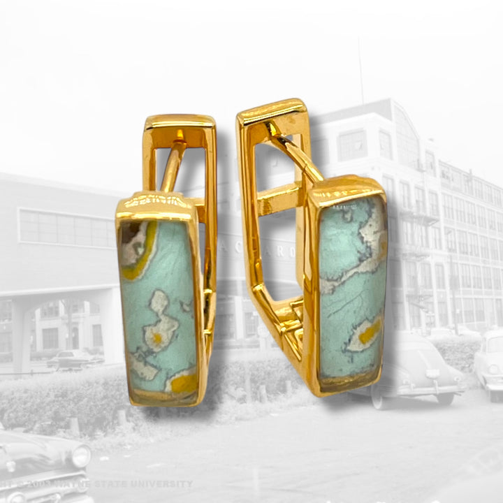 Beatrice Huggie Earrings | Gold