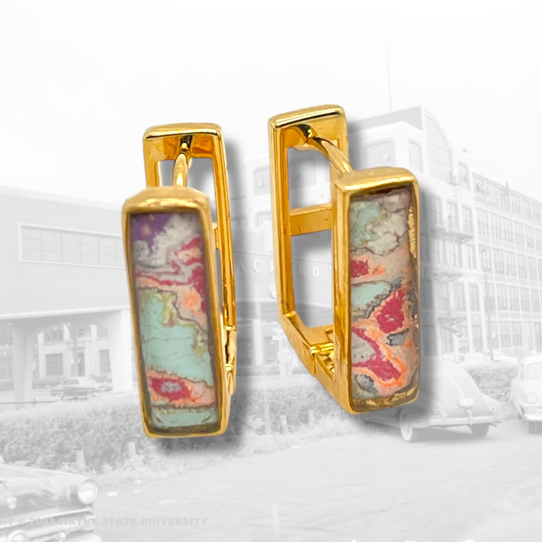 Beatrice Huggie Earrings | Gold