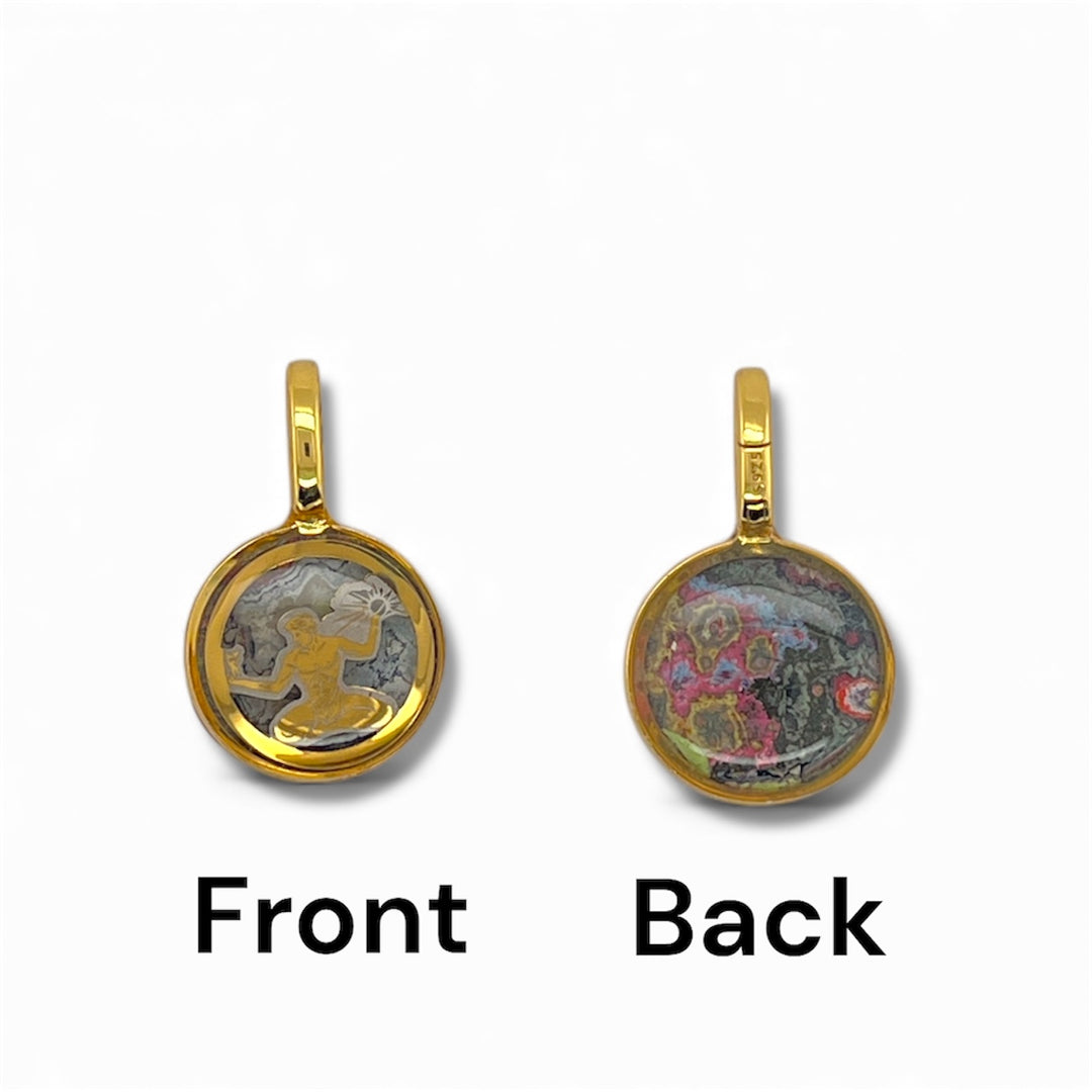 The Spirit of Detroit Charm | Gold