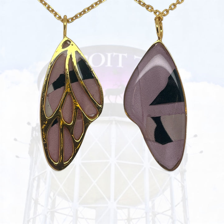 Detroit Zoo Vivian Butterfly Necklace | Gold