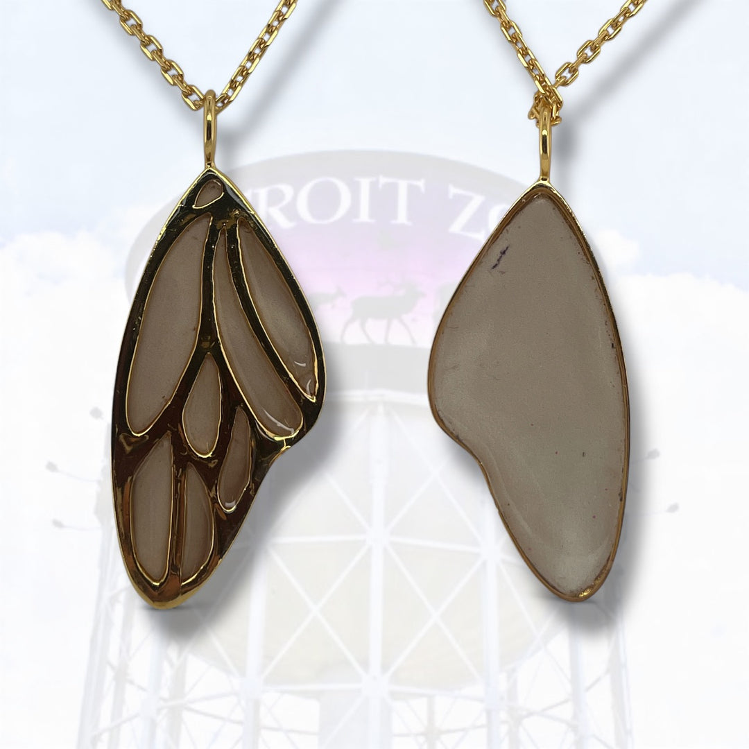 Detroit Zoo Vivian Butterfly Necklace | Gold