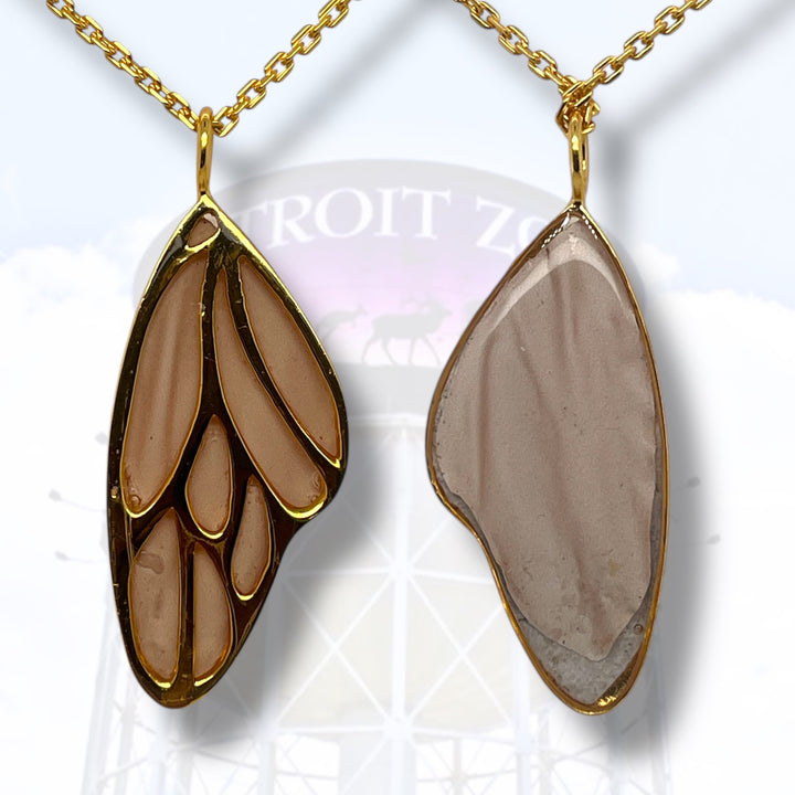 Detroit Zoo Vivian Butterfly Necklace | Gold