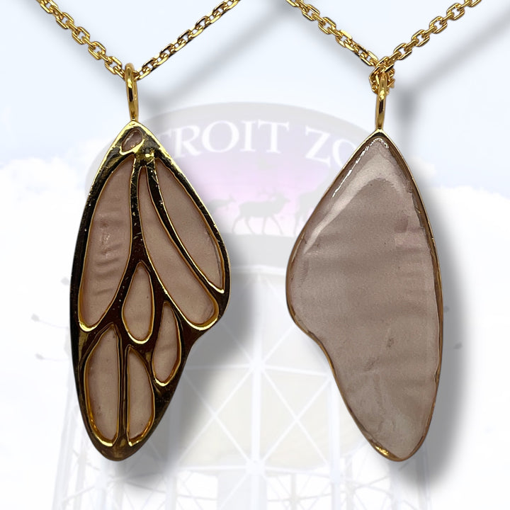 Detroit Zoo Vivian Butterfly Necklace | Gold
