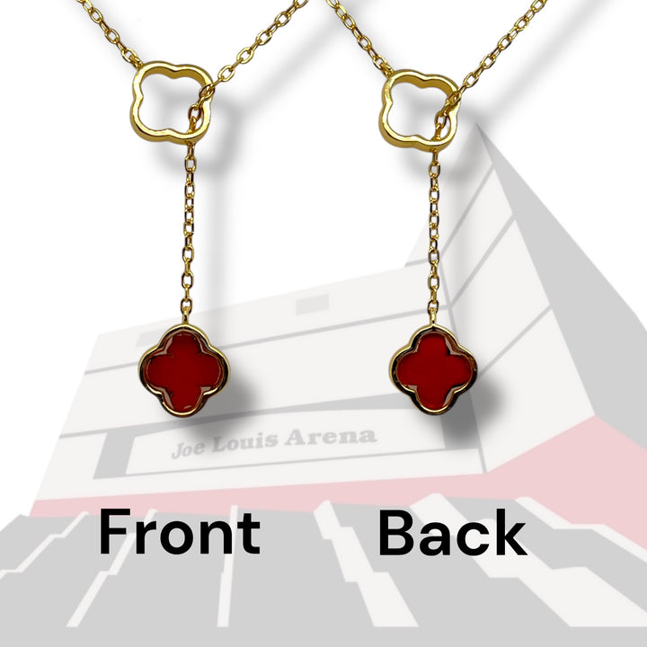 Crystal Lariat Necklace | Gold & Silver