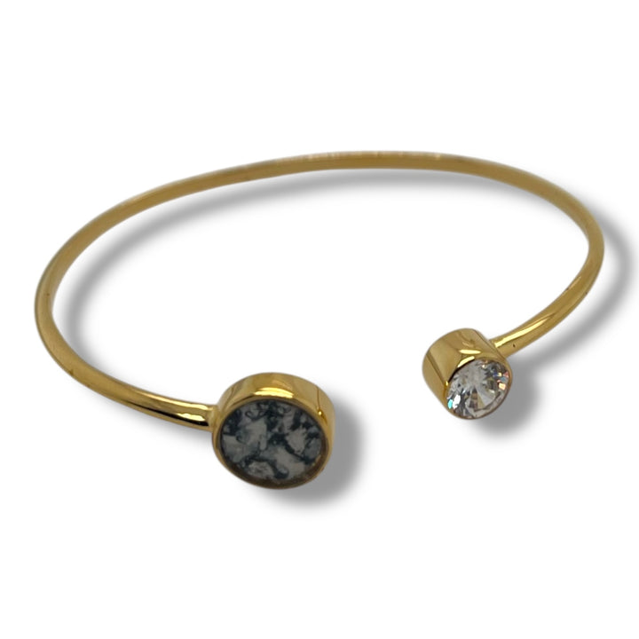 Danielle Open Cuff | Gold