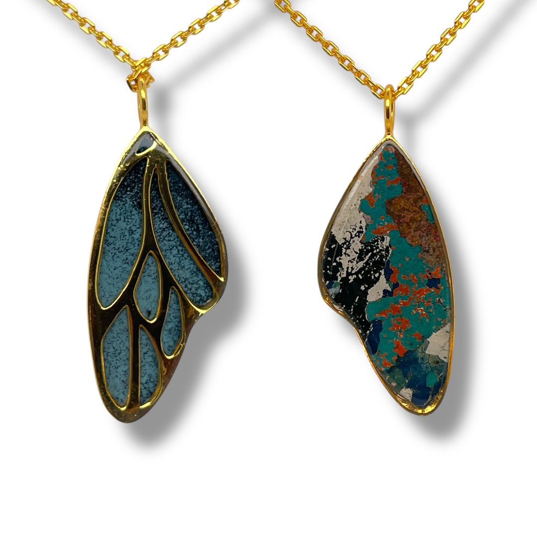 Vivian Butterfly Necklace | Gold