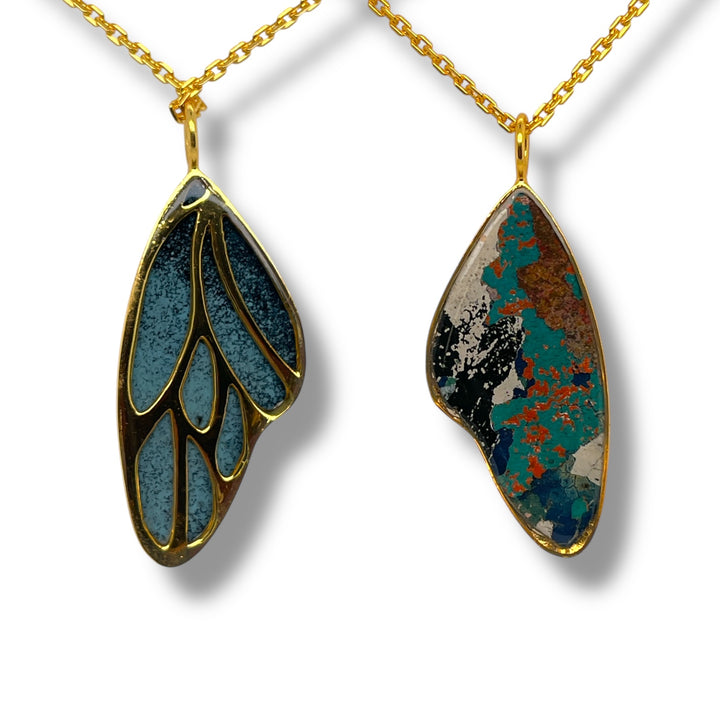 Vivian Butterfly Necklace | Gold