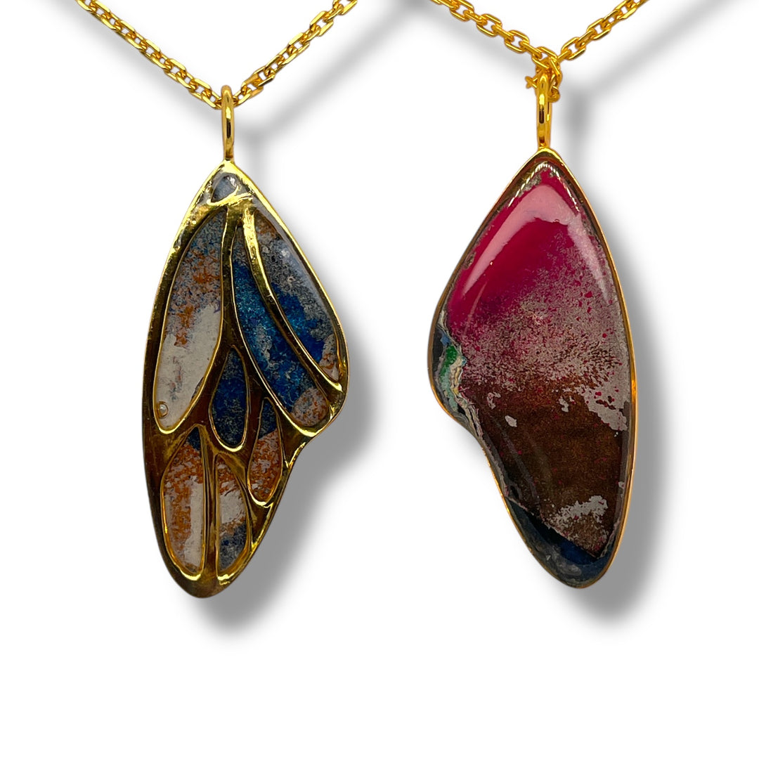 Vivian Butterfly Necklace | Gold