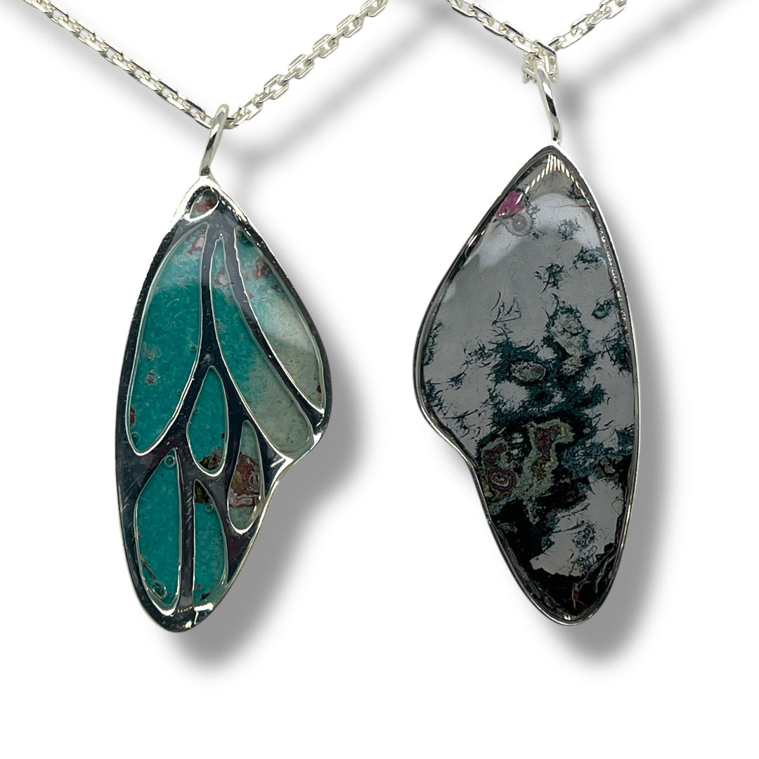 Vivian Butterfly Necklace | Silver