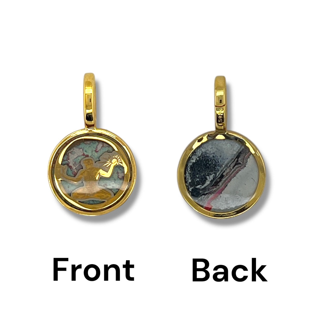 The Spirit of Detroit Charm | Gold