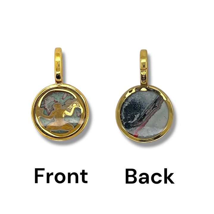 The Spirit of Detroit Charm | Gold