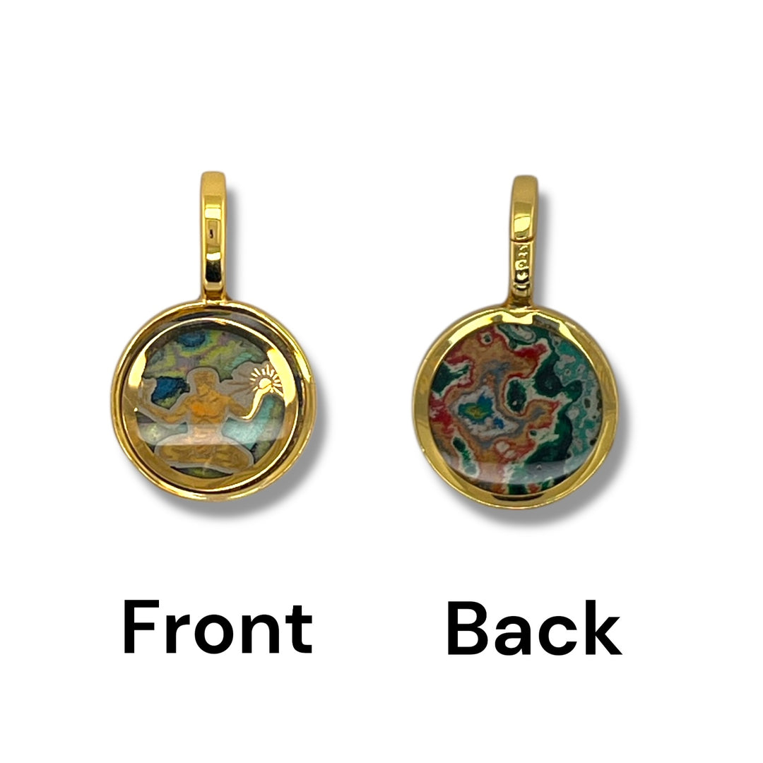 The Spirit of Detroit Charm | Gold