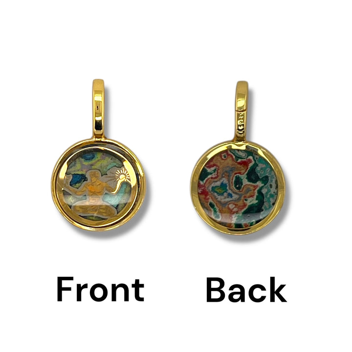 The Spirit of Detroit Charm | Gold