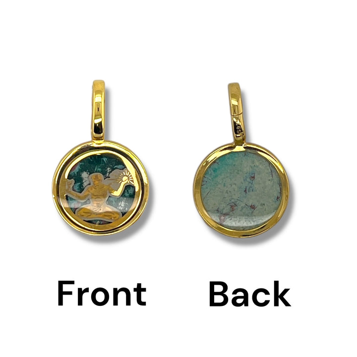 The Spirit of Detroit Charm | Gold