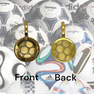 Soccer Ball Charm | Gold |