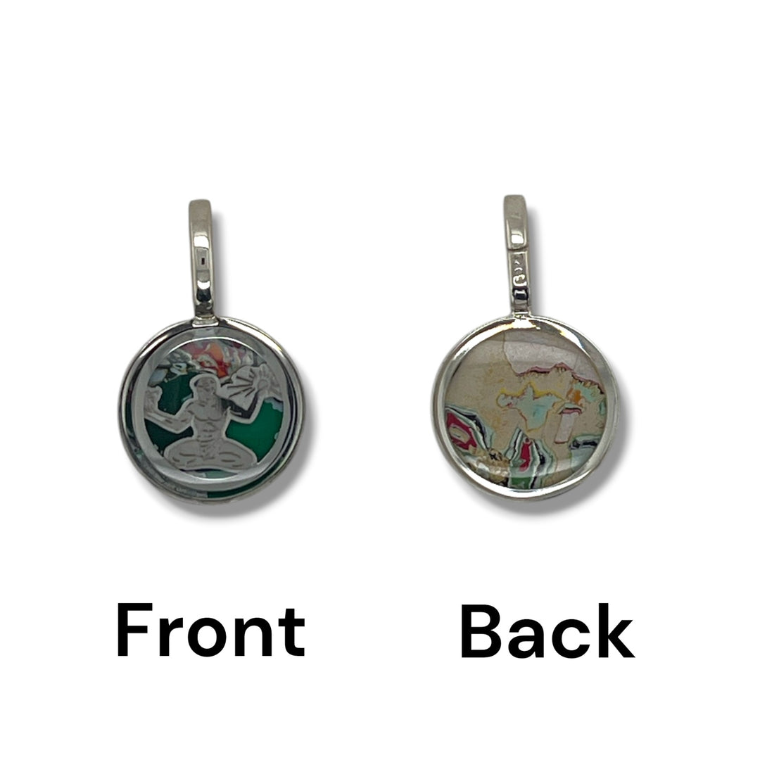 The Spirit of Detroit Charm | Silver