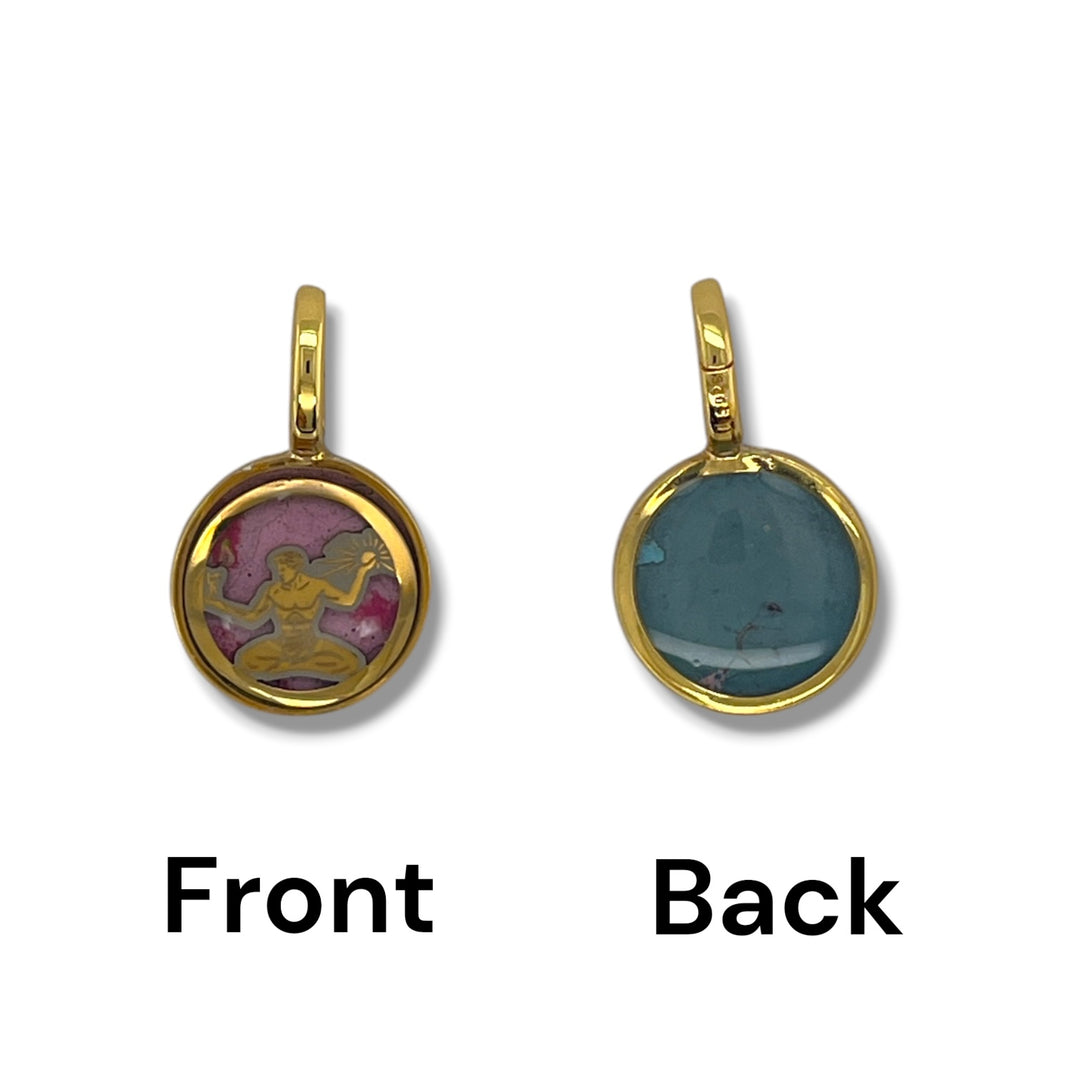 The Spirit of Detroit Charm | Gold