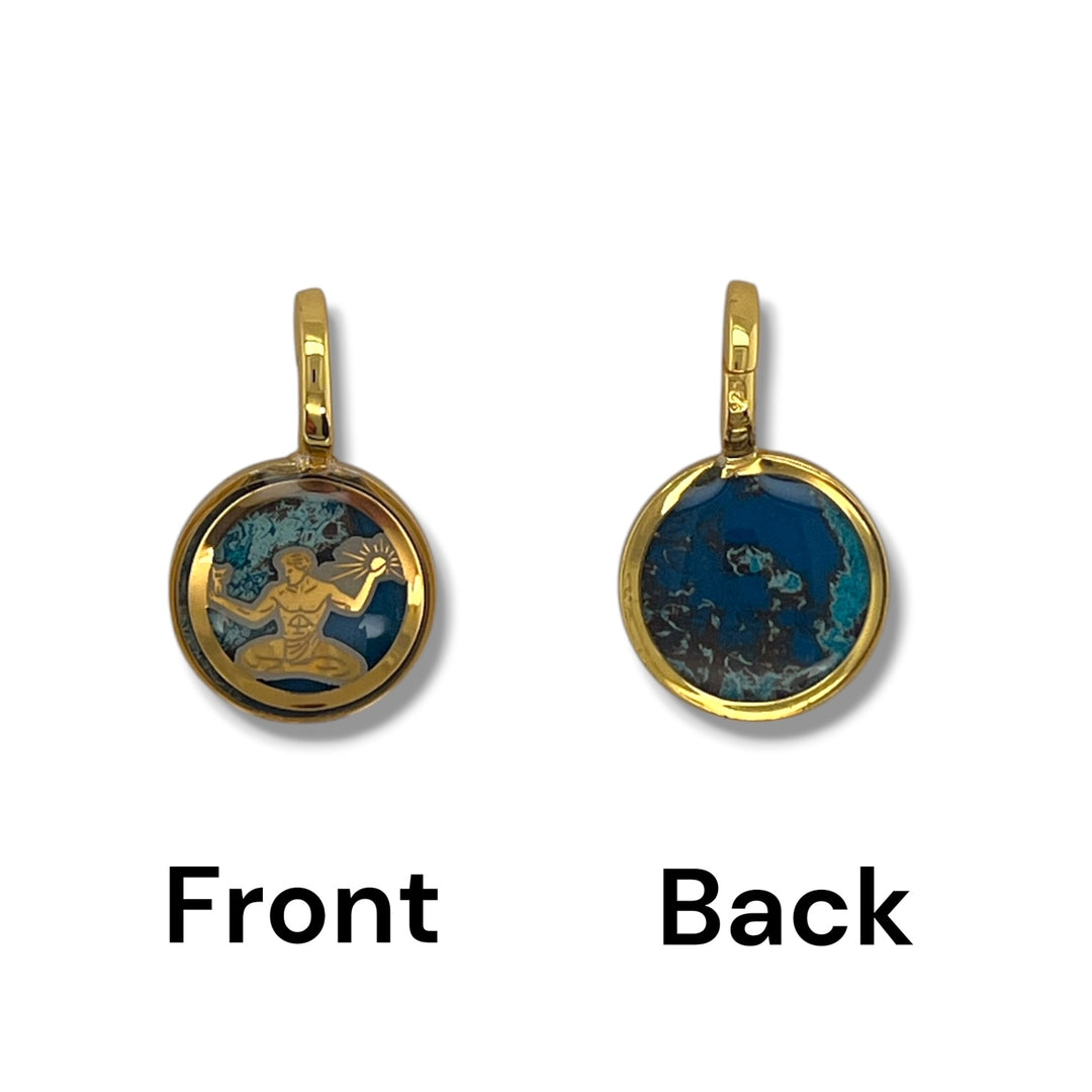 The Spirit of Detroit Charm | Gold